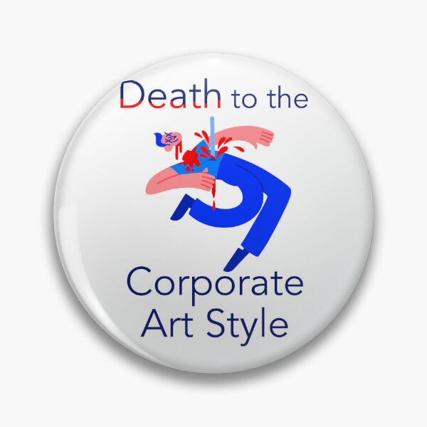 Item preview, death 2 corporate art style designed and sold by Micha Bernal.