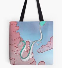 White Dragon Tote Bag