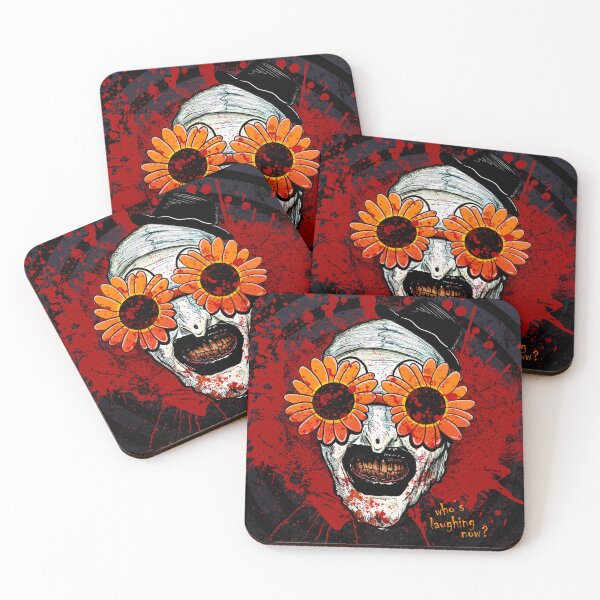 Item preview, Terrifier 2 Art The Clown Sunflower Sunglasses Movie Poster designed and sold by BetterDaze.