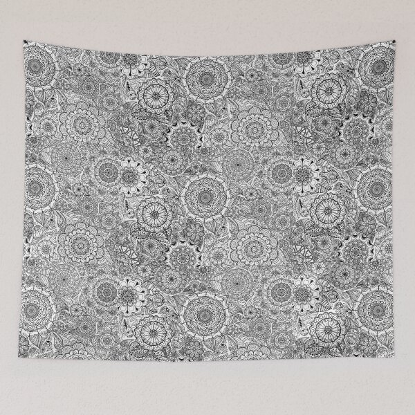 Item preview, Full Floral Mandala Henna Page designed and sold by coraleed12321.