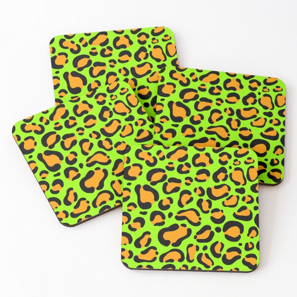 Item preview, Neon Green And Orange Leopard Print designed and sold by Unicorn Trainwreck.