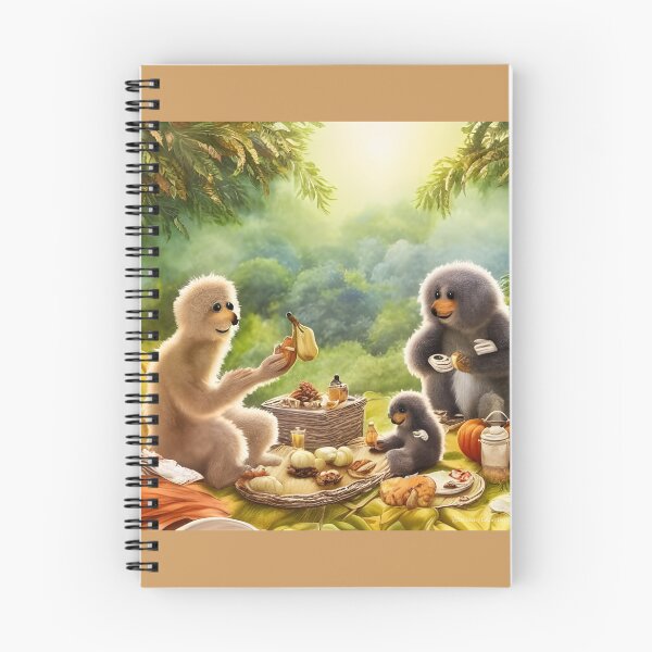 Item preview, The Gibbons' Picnic designed and sold by DreamyEscapism.