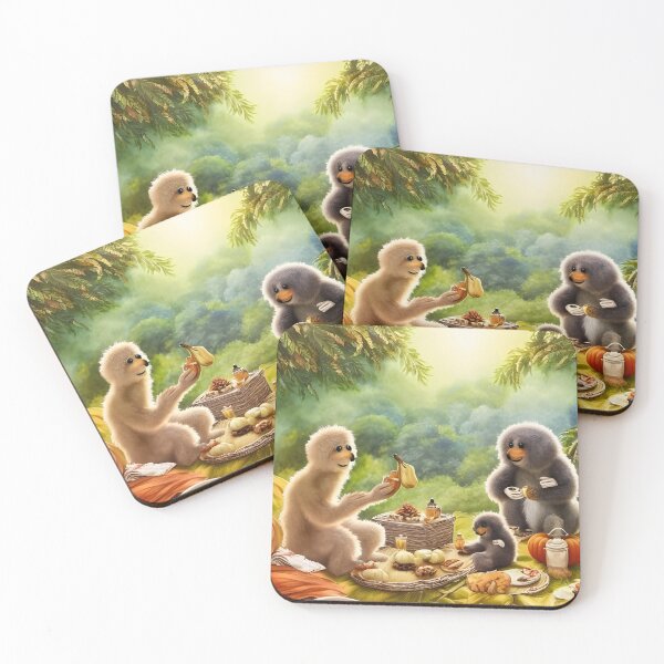 Item preview, The Gibbons' Picnic designed and sold by DreamyEscapism.