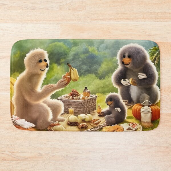 Item preview, The Gibbons' Picnic designed and sold by DreamyEscapism.