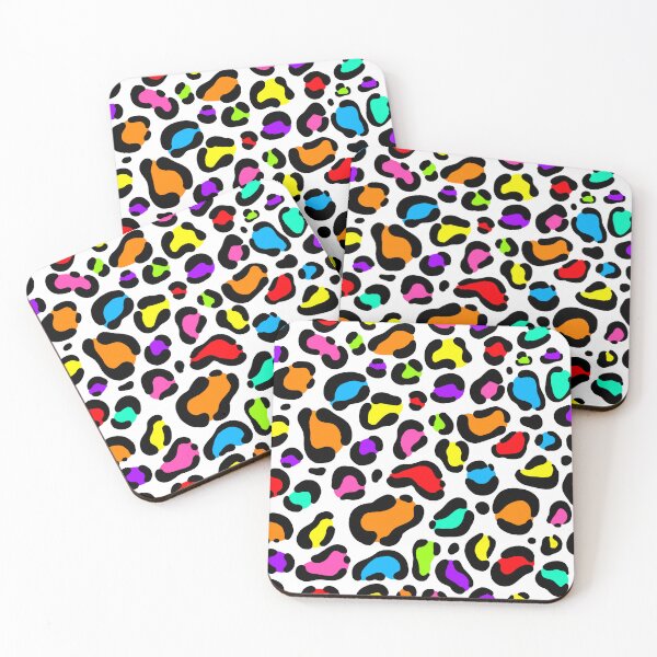 Item preview, Rainbow Neon Leopard Print designed and sold by Unicorn Trainwreck.