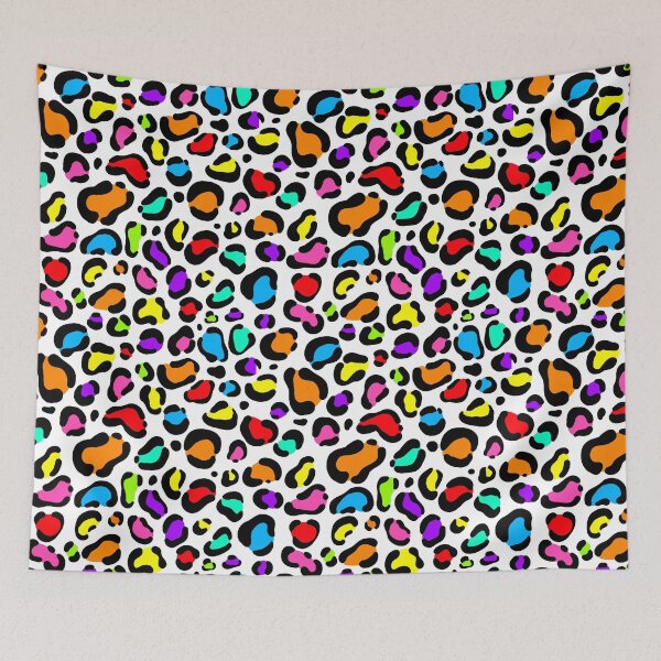 Item preview, Rainbow Neon Leopard Print designed and sold by Unicorn Trainwreck.