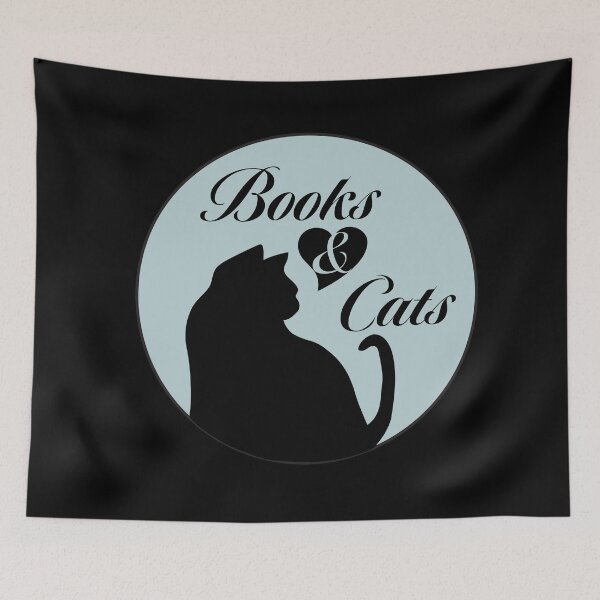 Item preview, Books & Cats designed and sold by Douglas County Public Library.