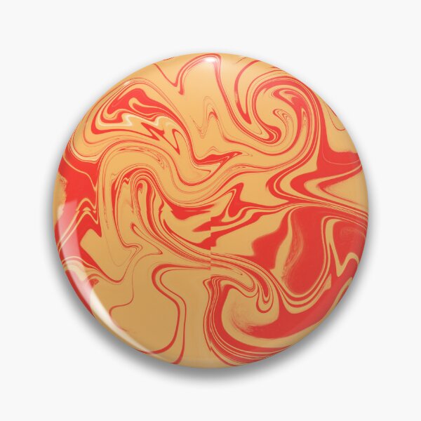 Item preview, Retro Dark Red Summer Abstract Clock designed and sold by AzatZakarian.