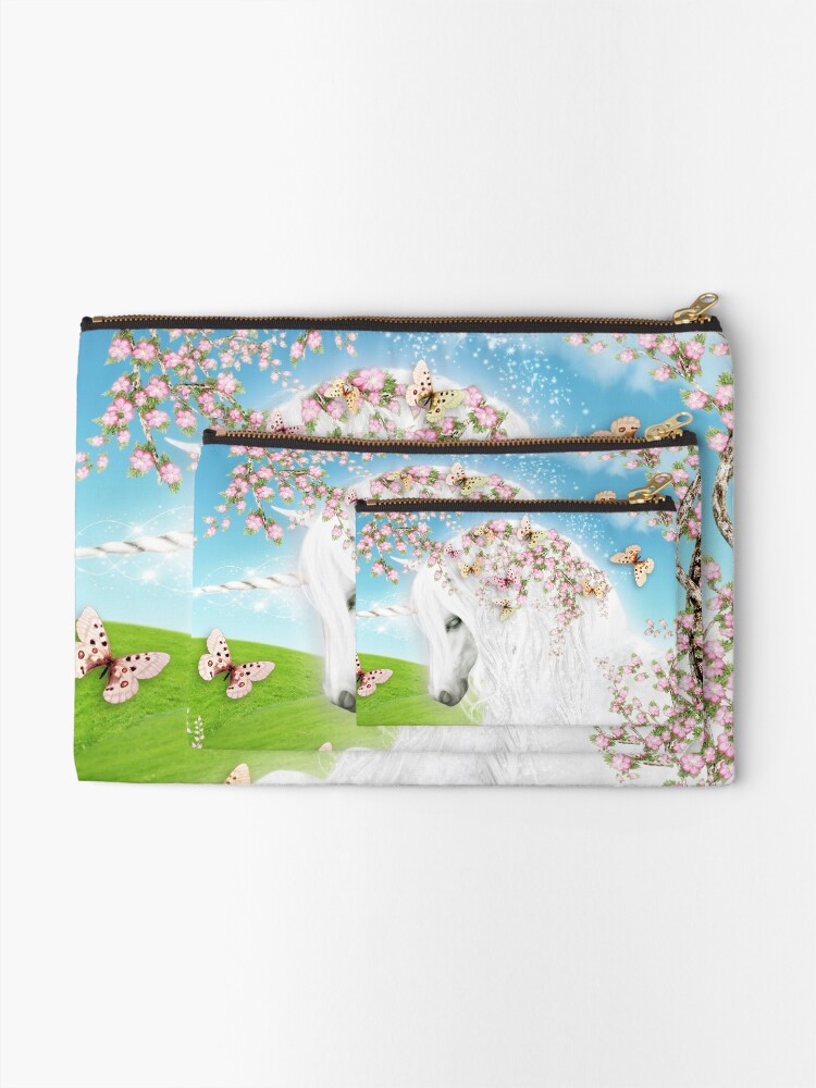 Alternate view of Dreamy Unicorn Zipper Pouch
