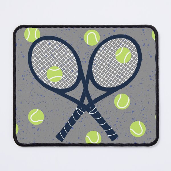 Item preview, Tennis rackets on concrete courts designed and sold by ArtbyCouture.