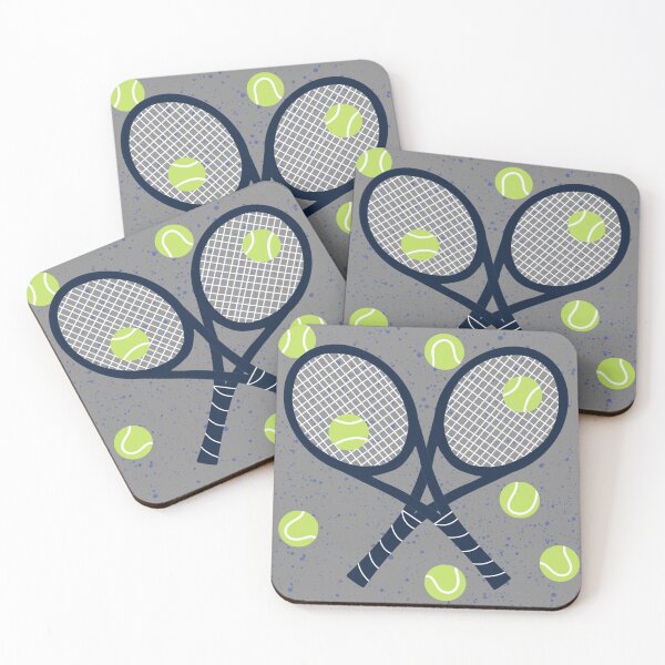 Item preview, Tennis rackets on concrete courts designed and sold by ArtbyCouture.