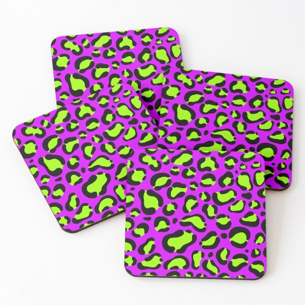 Item preview, Neon Purple And Green Leopard Print designed and sold by Unicorn Trainwreck.