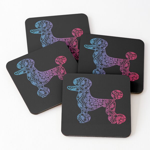 Item preview, poodle dog lover watercolor funny poodle ornamental gifts designed and sold by alaechamlal.