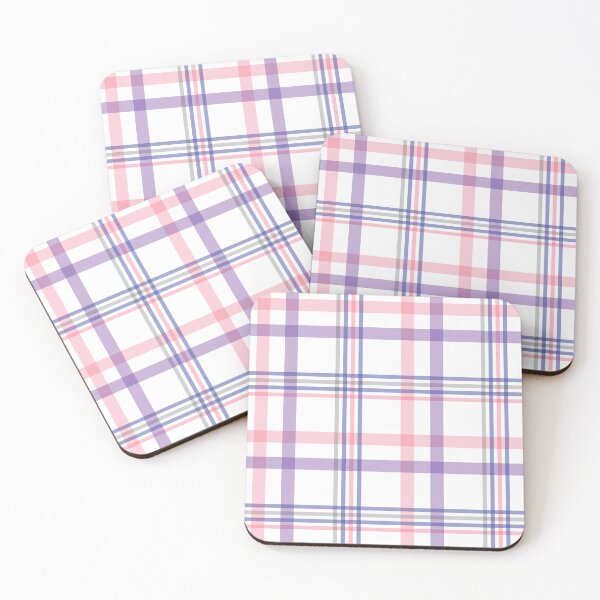 Item preview, Retro Valentines Buffalo Purple Style Plaid Pattern designed and sold by SimoCompany.