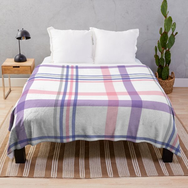 Item preview, Retro Valentines Buffalo Purple Style Plaid Pattern designed and sold by SimoCompany.