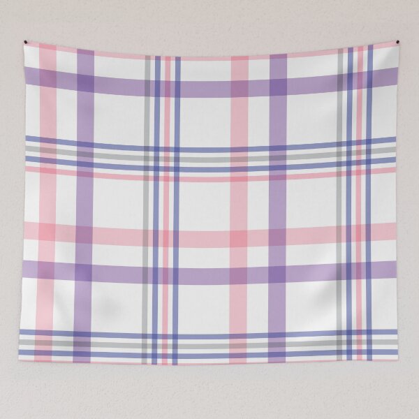 Item preview, Retro Valentines Buffalo Purple Style Plaid Pattern designed and sold by SimoCompany.