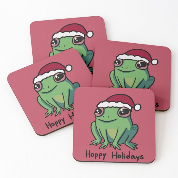Item preview, Hoppy Holidays Santa Frog designed and sold by jastinamor.