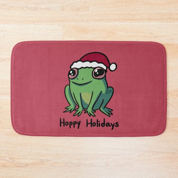 Item preview, Hoppy Holidays Santa Frog designed and sold by jastinamor.