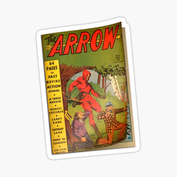 Item preview, Vintage Comic Book Cover / Arrow designed and sold by Alpataco.