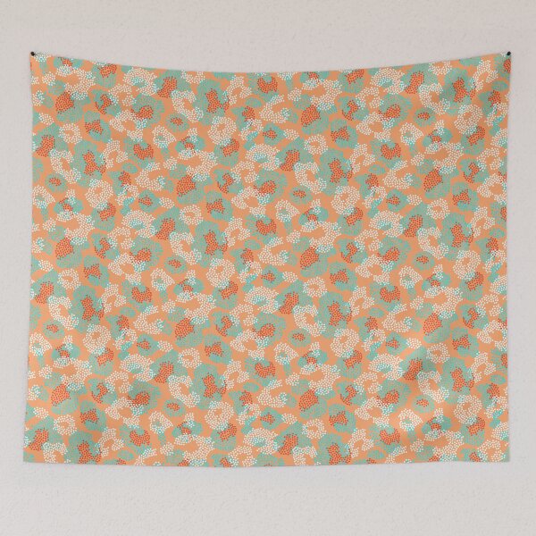 Aperçu de l'œuvre Orange Dotted Animal Print créée et vendue par Carolina Diaz.