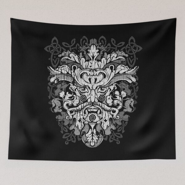 Item preview, Pagan Green Man Celtic Mythology Irish Scottish Wicca God designed and sold by BluePagan.