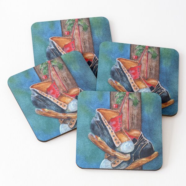 Item preview, Vintage Ice Skates designed and sold by Laura King Fine Arts.