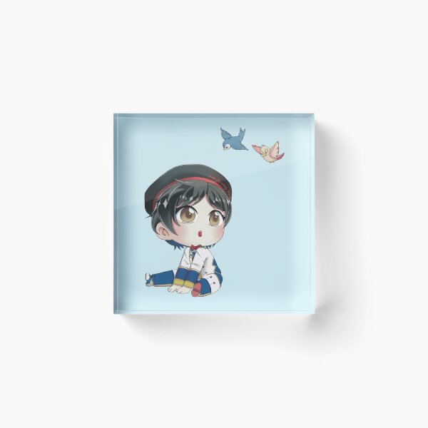 Item preview, Surprised Neige LeBlanche Chibi with Birds designed and sold by Katsuhan かつはん　＜３.