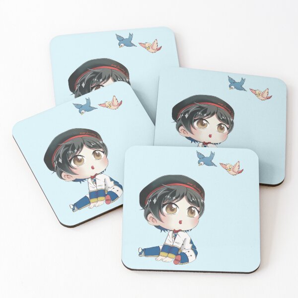 Item preview, Surprised Neige LeBlanche Chibi with Birds designed and sold by Katsuhan かつはん　＜３.