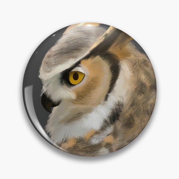 Item preview, Owl Painting solid designed and sold by Hawk’s Designs.