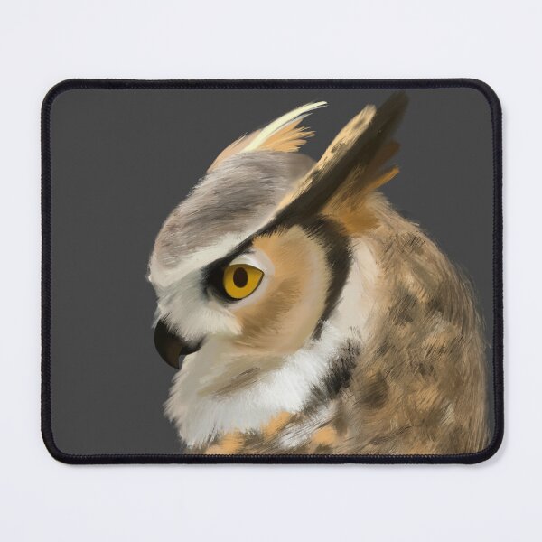 Item preview, Owl Painting solid designed and sold by Hawk’s Designs.