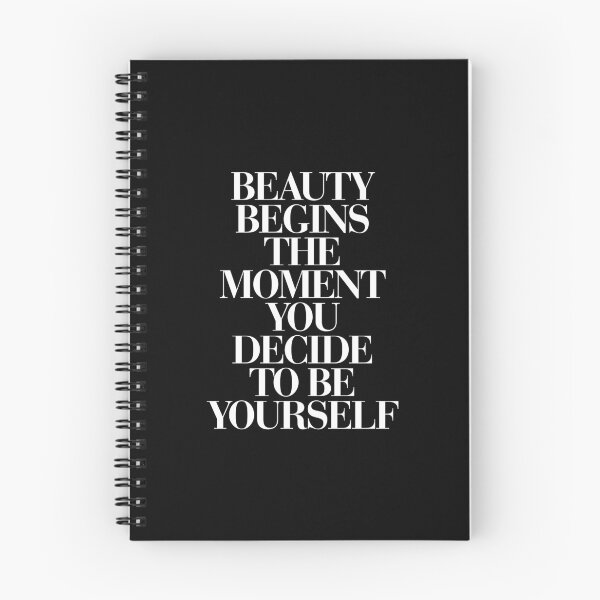 Item preview, Beauty Begins The Moment You Decide to be Yourself designed and sold by MotivatedType.