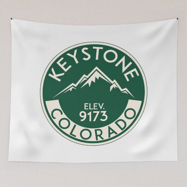 Item preview, Keystone Colorado Skiing Mountains Ski Skier Snowboarding designed and sold by DESTINATIONS DECAL.