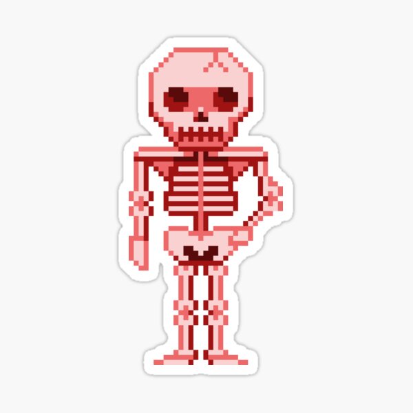 Retro Pixel-Art Cartoon Iron Ingot Sticker for Sale by IgniteMarket