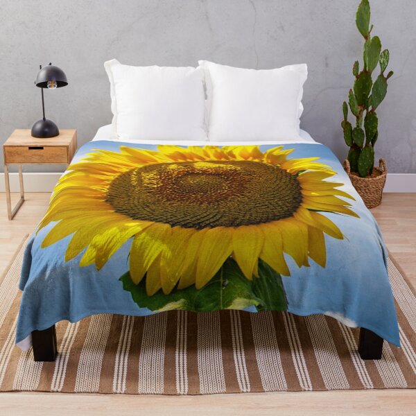 Item preview, Glorious Bright Yellow Sunflower In Majestic Blue Sky designed and sold by DEC02.