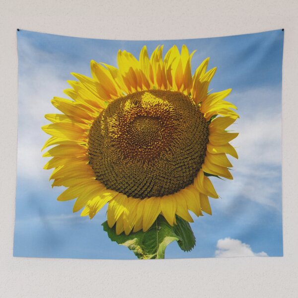 Item preview, Glorious Bright Yellow Sunflower In Majestic Blue Sky designed and sold by DEC02.