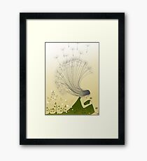 The Girl with Dandelion Hair Framed Print