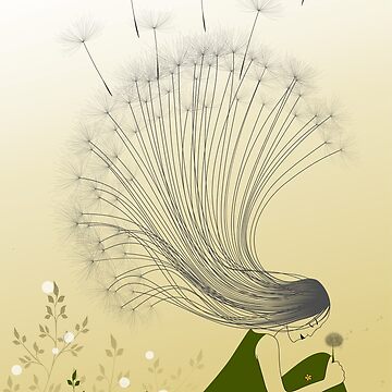 Artwork thumbnail, The Girl with Dandelion Hair by franzi