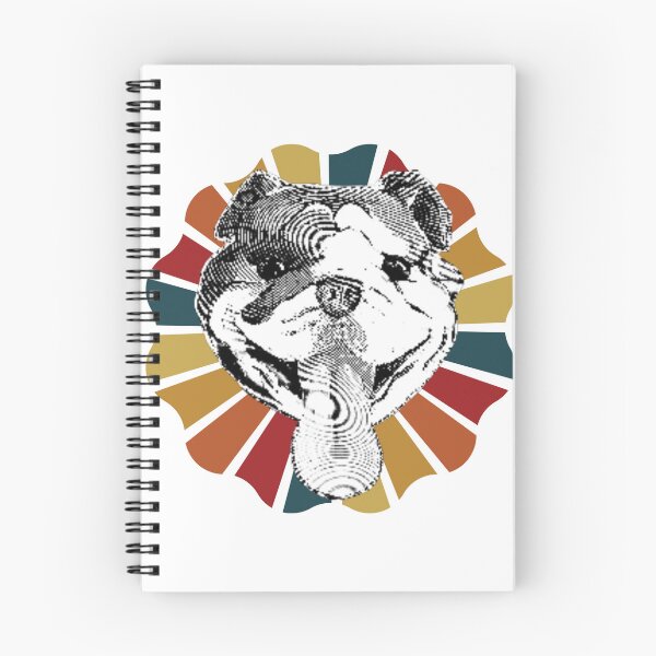 Item preview, Retro 70's Groovy Bulldog designed and sold by DaughertyDraws.
