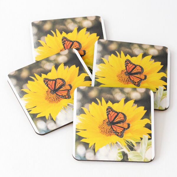 Item preview, Monarch Butterfly on Sunflower, NZ designed and sold by KiwiImages.