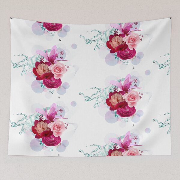Item preview, Pretty Pink Flowers designed and sold by TheInkBox.