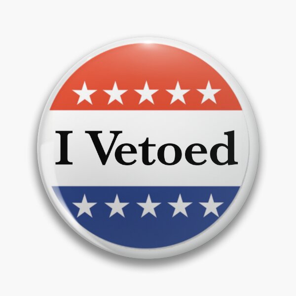Item preview, I Vetoed - The dyslexic voter sticker designed and sold by RightofCenter.