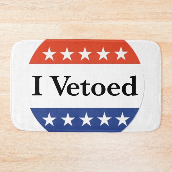 Item preview, I Vetoed - The dyslexic voter sticker designed and sold by RightofCenter.