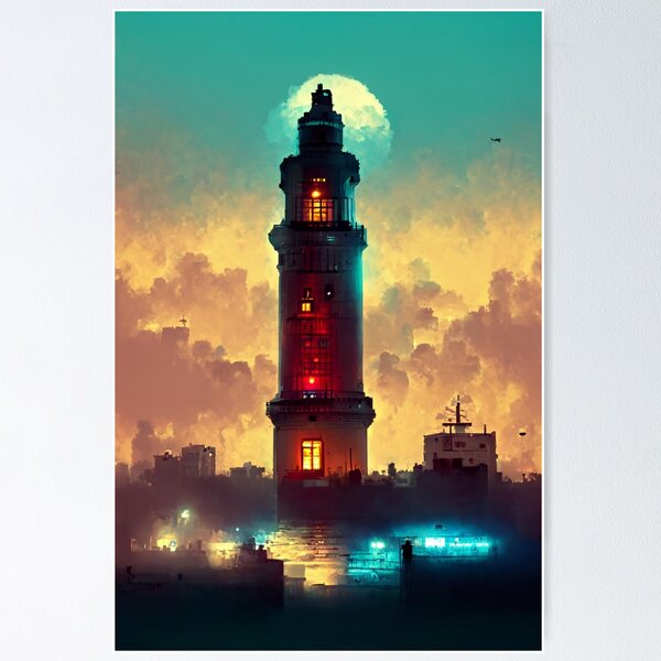 Item preview, Lighthouse of Alexandria designed and sold by SteamedSashimi.