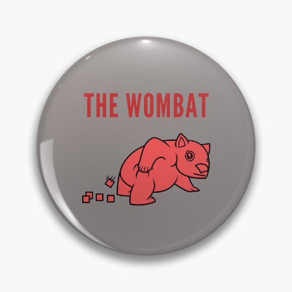 Item preview, The wombat designed and sold by ChachiArts.