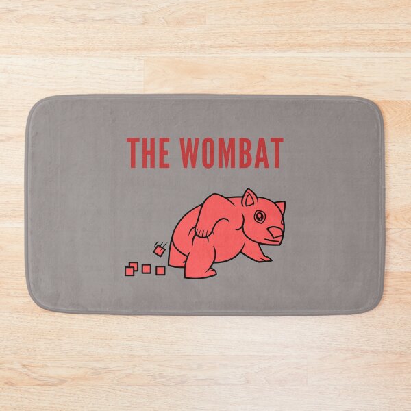 Item preview, The wombat designed and sold by ChachiArts.
