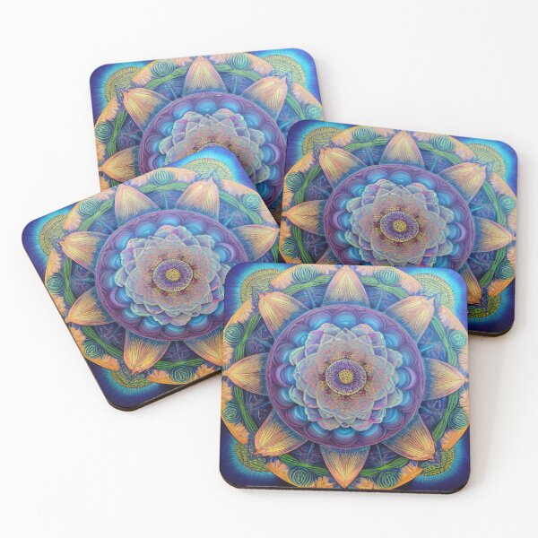 Item preview, Vibrant Psychedelic Mandala Five designed and sold by robotic-artist.