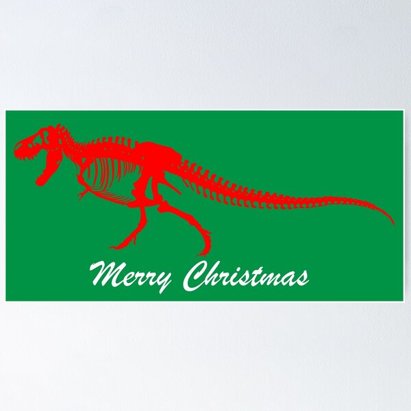 Item preview, Merry Christmas: T-Rex 2 designed and sold by Zia Frazier.