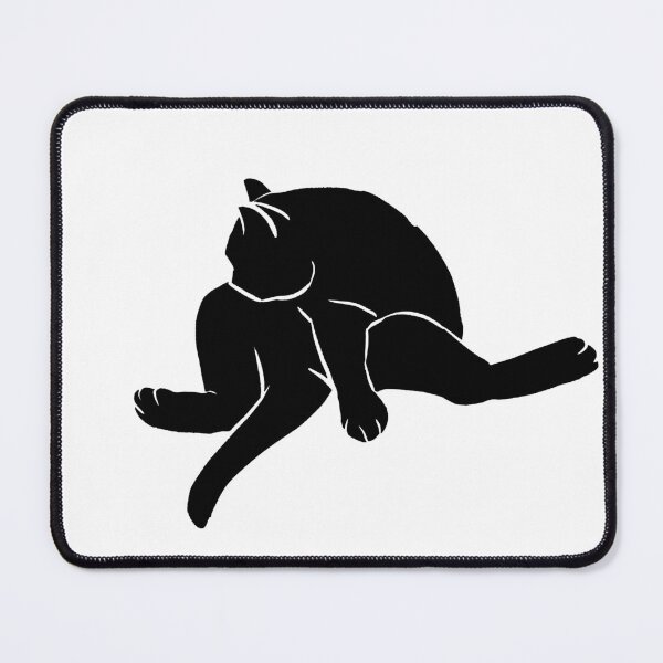 Item preview, Silhouette Cat Lick designed and sold by kotastrophe.