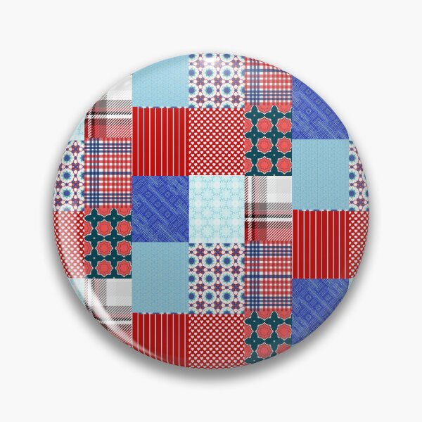 Item preview, Patriotic Patchwork of Patterns designed and sold by Cowboy Folly.