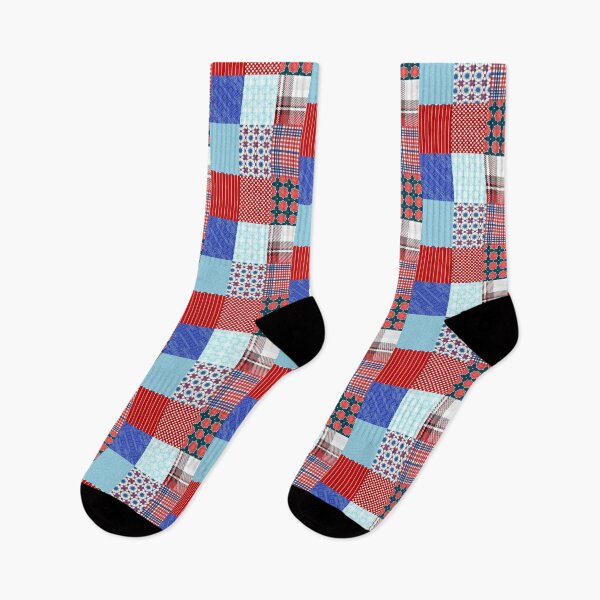 Item preview, Patriotic Patchwork of Patterns designed and sold by Cowboy Folly.